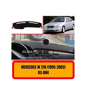 Mercedes - Benz W210 1995-2002 Ön Torpido Koruma Koruyucu Kilifi Halisi Örtüsü Aksesuarları Yedek