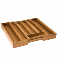 Bambu Ayarlanabilir Çekmece içi Kaşıklık & Çekmece İçi Organizer  (25*35*5 / 39*35*5)