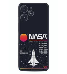 Xiaomi Poco M6 Pro 5G Kılıf Desenli Silikon Nasa 2 1407