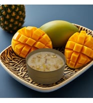 Mango Aromalı 75CC Altin Süs Motifli Mum