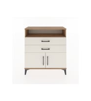 Arges Şifonyer 2 Raflı 2 Çekmeceli 2 Kapaklı 88x30x96 Çam-Aytaşı