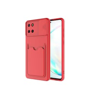 Samsung Galaxy A81 (Note 10 Lite) Uyumlu Kılıf Zore Kartix Kapak (Kırmızı)