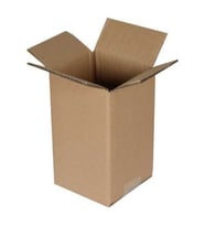 Çift Oluklu Çok Amaçlı Aksesuar, Vazo Kolisi 13x13x31 Cm Esmer 10 Adet