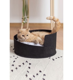 Yumuşak ve konforlu kedi yatağı, evinizde şık ve rahat kullanım