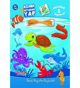 Kendi Kitabını Yap - Deniz Hayatını Keşfedin 4+ Yaş
