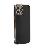 Apple iPhone 12 Pro Max Kılıf Volet Silikon - Siyah