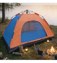10 Kişilik Otomatik Kurulum Kamp Çadırı – Outdoor , Suya Dayanıklı Hızlı Kurulum Piknik ve Doğa İçin Geniş Aile Çadırı 300x300x170 cm (5690)