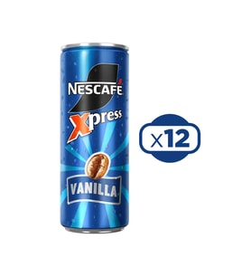 Nescafe Xpress Vanilya Soguk Kahve 250 ml x 12 Adet