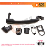 Renault Fluence Megane 3 Clio 4 Scenic 3 Captur 1 için Dış Kapı Açma Kolu Siyah Astarlı 806B02596R