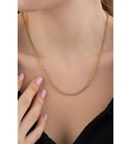 14 Ayar Altın Doch Zincir Kolye 2.80 mm (Rose)