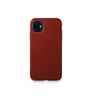 Apple iPhone 11 (6.1'') Premium Silikon Kılıf Bordo