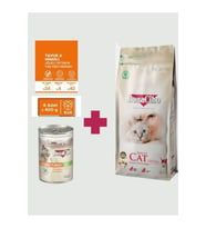 Bonacibo Yetişkin Kedi Maması Seti (2 Kg Tavuklu Kuru + 6x400 gr Tavuk & Hindi Konserve)