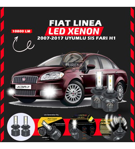 Fiat Linea 2007-2017 Sis Farı Uyumlu Şimşek Etkili Led Xenon Premium Series H1