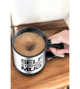 Mikser Kupa Yazılı Mug Bardak Karıştırma Özelliği