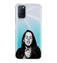 Oppo A52/A72/A92 Uyumlu Lana Del Rey Desenli Şeffaf Telefon Kılıfı