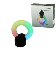 YUVARLAK HALKA - PLASTİK GÖVDE BLUETOOTH WİRELESS MİNİ HOPARLÖR SPEAKER USB ŞARJLI - IŞIKLI TELFON TUTUCU 5W PL-4343 (5668)