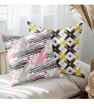 eJOYA Modern Tasarımlı 2'li Yastık İçi Ve Kırlent Kılıfı 45cm 113447