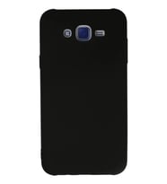 Samsung Galaxy J7 Uyumlu Kılıf Nano içi Kadife Silikon - Siyah