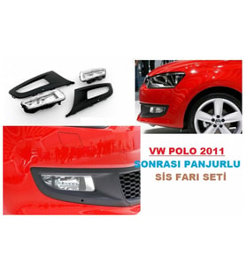 Volkswagen Polo Sis Farı Çerçeveli OEM Tip 2011-2015