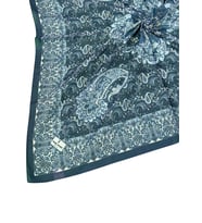 Mim Eşarp Prime Pamuk Etnik Desenli Eşarp 90x90 cm (Lacivert-Mavi)