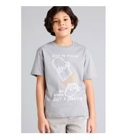 Defacto 26Y801003958 Gri Erkek Çocuk T-Shirt H4422A8/GR265