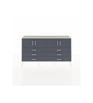 Arges Konsol 2 Raflı 6 Çekmeceli 4 Kapaklı 176x30x99 Aytaşı-Antrasit
