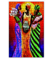 Cakapuzzle Gunesin Kızları Puzzle Yapboz MDF (Ahşap) (120 Parça)