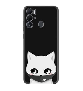 Tecno Pova Neo Kılıf Silikon Desen Özel Seri Pandemi Cat 1729