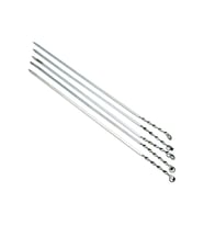 Dar Yassı Mangal Şişi - Burgulu Tasarım - 60 cm - Tuk ve Kanat İçin