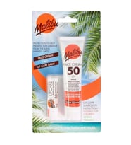 Malibu Güneş Koruyucu Yüz Losyonu SPF50 + Dudak Koruyucu & Nemlendirici SPF30