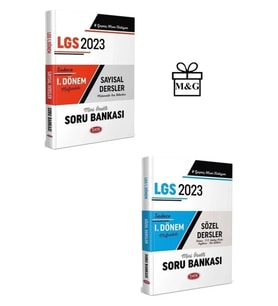2023 8. Sınıf LGS Sayısal - Sözel Dersler 1. Dönem Soru Bankası