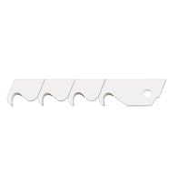 VIP-TEC VT875004-1 18Mm Kancalı Tip Maket Bıçağı Yedeği Yerli Üretim 10 Adet