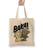 Kawaii Neko Baka Anime 01 Bez Çanta Uzun Saplı