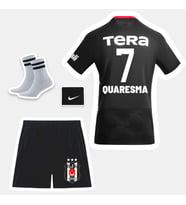 Quaresma-7 Bêşiktaş 26-27 Yeni Sezon Çocuk Futbol Forması - 4'lü Set