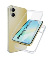 Samsung Galaxy A06 Kılıf Şeffaf 360 Ön Arka Korumalı Silikon