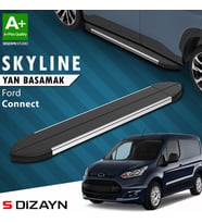 S-Dizayn Ford Connect 2 Skyline Krom Yan Basamak 183 Cm 2014-2023 A+ Kalite
