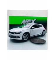 Volkswagen Scirocco 1/24 Model Araba-BEYAZ(ÖZEL PLAKALI)