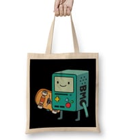 Cute Adventure Time Bmo 02 Bez Çanta Uzun Saplı