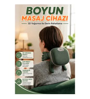 Akıllı 3D Yoğurma Boyun Masaj Cihazı Çok Modlu Kas Gevşetici Ergonomik Tasarım