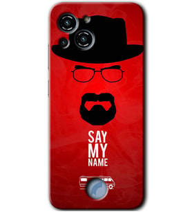 Reeder S23 Pro Max Kılıf HD Desen Baskılı Arka Kapak - Say My Name