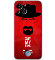 Reeder S23 Pro Max Kılıf HD Desen Baskılı Arka Kapak - Say My Name