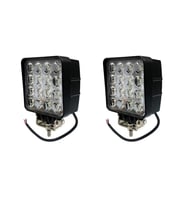 2 Adet 16 Led Kare 9-48 Volt 48 Watt Ip67 Çalışma Lambası
