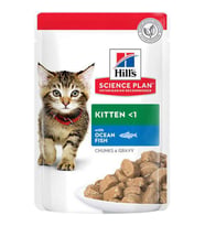 Hills Chunks İn Gravy Kitten Okyanus Balıklı Yavru Kedi Konsaerve Maması 85 Gr