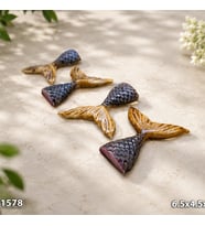 Balık Kuyruğu Silikon Kalıp 4 Lü 13x5 Cm
