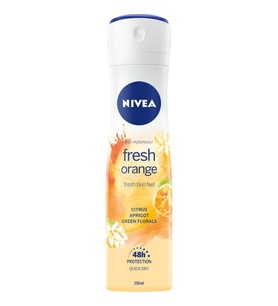 Nivea Kadın Sprey Deodorant Fresh Orange, 48 Saat Anti-perspirant koruma, 150 ml