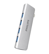 Philips SWR1604P/93 USB-C to 4 Port USB 3.0 Ultra İnce Alüminyum Hub Çoklayıcı