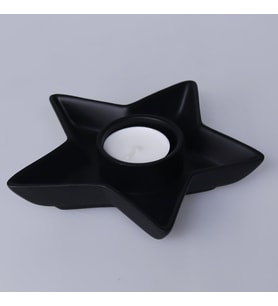 Evora Tealight Mumluk Siyah