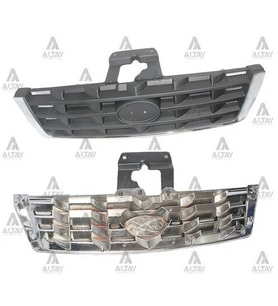 2003-2005 Hyundai Accent Admire Ön Panjur Siyah (Nikelaj Çerçeveli) (Braketli) (Fpı) (Adet) (Oem No: