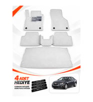 e-biz CHEVROLET CRUZE-SEDAN (2008-2014) Uyumlu EVA Oto Paspas Bagaj Paspası Dahil Beyaz