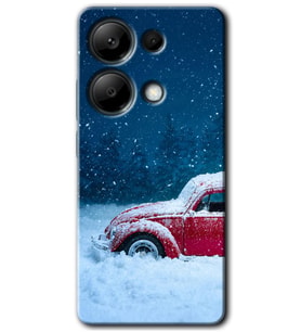 Redmi Note 13 Pro 4G Kılıf HD Desen Baskılı Kılıf - Karlı Vosvos